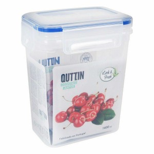 Hermetic Lunch Box Quttin 1,6 L Rectangular 15 x 10 x 18 cm (12 Uni...