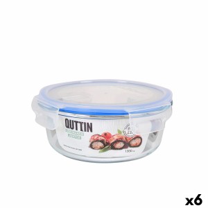 Lunchbox hermetisch Quttin kreisförmig 1,3 L (6 Stück) |  Brotdosen...