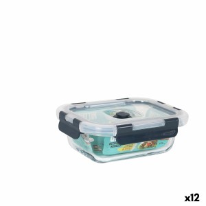 Hermetic Lunch Box Quttin Rectangular 375 ml (12 Units) |  Lunch bo...