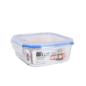 Boîte à lunch hermétique Quttin Carré 1,1 L (6 Unités) |  Boîtes dé...
