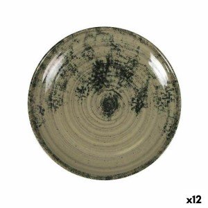 Dessert-Teller La Mediterránea Aspe grün Ø 19,8 x 2,7 cm (12 Stück)...