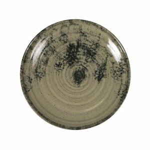 Dessert Dish La Mediterránea Aspe Green Ø 19,8 x 2,7 cm (12 Units) ...