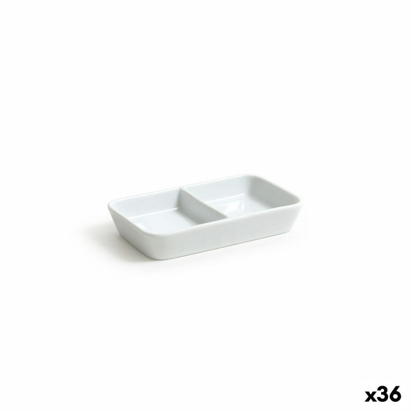Tablett für Snacks Lattice 12 x 7,2 x 2,3 cm (36 Stück) | Geschirr... Tablett für Snacks Lattice 12 x 7,2 x 2,3 cm (36 Stück) | Geschirr...