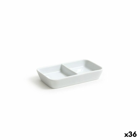 Tablett für Snacks Lattice 12 x 7,2 x 2,3 cm (36 Stück) |  Geschirr...