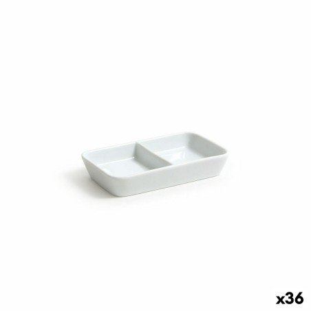 Tablett für Snacks Lattice 12 x 7,2 x 2,3 cm (36 Stück) |  Geschirr...