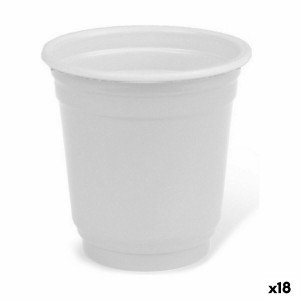 Schnapsgläser-Set Algon Wiederverwendbar Weiß Kunststoff 72 Stücke ...