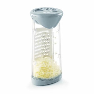 Grater with Container Quttin 7,5 x 7,5 x 16 cm (12 Units) |  Grater...