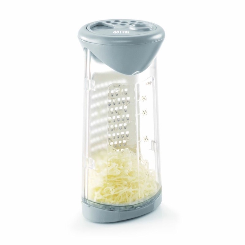 Grater with Container Quttin 7,5 x 7,5 x 16 cm (12 Units) | Grater... Grater with Container Quttin 7,5 x 7,5 x 16 cm (12 Units) | Grater...