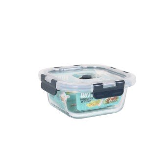 Hermetic Lunch Box Quttin Squared 550 ml (12 Units) |  Lunch boxes,...