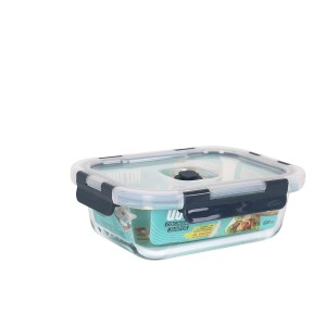 Hermetic Lunch Box Quttin Rectangular 600 ml (6 Units) |  Lunch box...