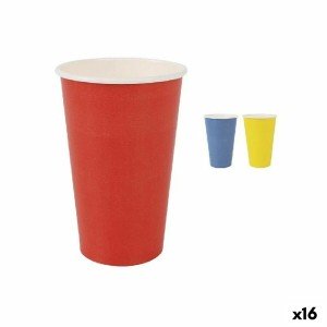 Gläserset Algon Einwegartikel Pappe Bunt 10 Stücke 450 ml (16 Stück...