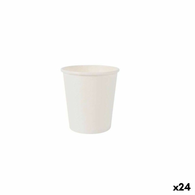 Gläserset Algon Einwegartikel Pappe Weiß 20 Stücke 120 ml (24 Stück...