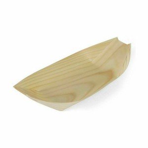 Set of bowls Algon Disposable Wood 4 Pieces 23 cm (24 Units) |  Pla...