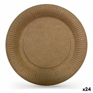 Service de vaisselle Algon Produits à usage unique papier kraft 10 ...