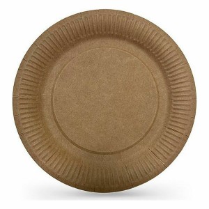Service de vaisselle Algon Produits à usage unique papier kraft 10 ...