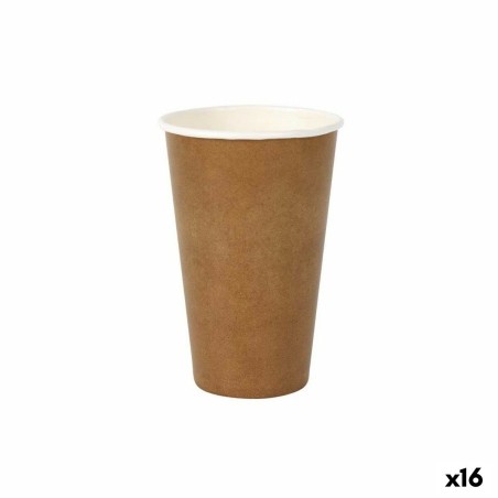 Set of glasses Algon Disposable kraft paper 6 Pieces 450 ml (16 Uni...