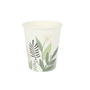 Set de Verres Algon Produits à usage unique Carton Floral 10 Pièces...