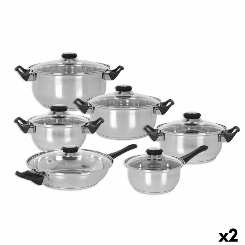 Topfset Quttin Genova 12 Stücke (2 Stück) |  Töpfe   | Chef Up