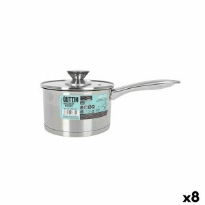 Casserole avec couvercle Quttin Hermes 1,8 L Acier (8 Unités) |  Po...
