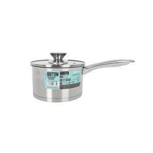Casserole avec couvercle Quttin Hermes 1,8 L Acier (8 Unités) |  Po...