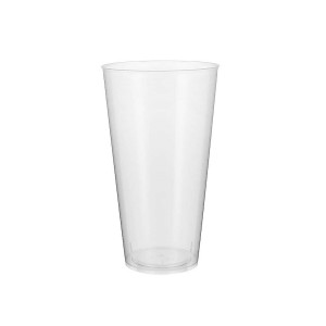 Mehrweg-Gläser-Set Algon Kunststoff Durchsichtig 4 Stücke 450 ml (6...