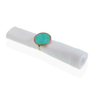 Serviettenring Versa grün Metall Papier 5 x 4,5 x 5 cm |  Weiteres ...