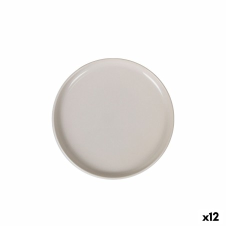 Snack tray La Mediterránea Ivory Circular Ø 25 x 2,6 cm (12 Units) ...