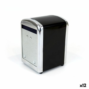 Serviettenring für den Tisch Quttin Schwarz 10,6 x 9,6 x 13,9 cm Ga...