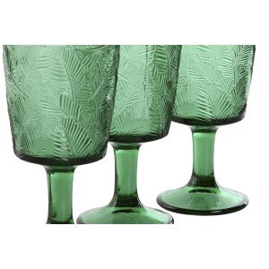 Gläsersatz Home ESPRIT grün Kristall 285 ml (6 Stück) |  Gläser und...