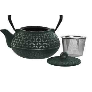 Teekanne Home ESPRIT Schwarz grün Edelstahl Eisen 900 ml |  Gläser ...