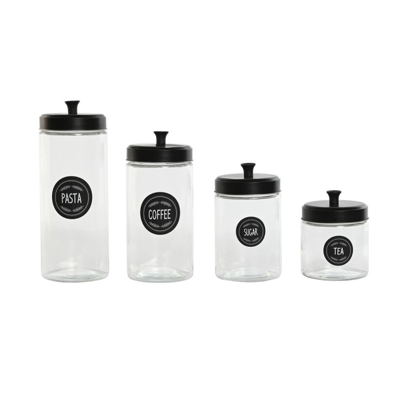 4 Tubs Home ESPRIT Black Metal Crystal 1 L 1,5 L 1,8 L 10,4 x 10,4 ... 4 Tubs Home ESPRIT Black Metal Crystal 1 L 1,5 L 1,8 L 10,4 x 10,4 ...