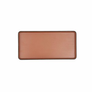 Tablett für Snacks Bidasoa Gio Braun Kunststoff 24 x 11,5 cm (12 St...