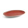 Snack tray Ariane Terra Red Ceramic Ø 26 cm (12 Units) |  Plates, p...