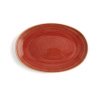 Snack tray Ariane Terra Red Ceramic Ø 26 cm (12 Units) |  Plates, p...