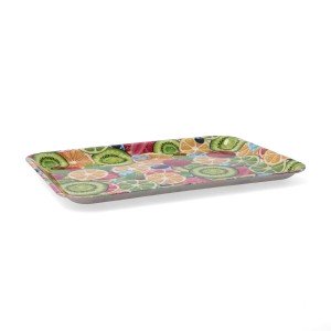 Plateau de petit déjeuner Quid Habitat Multicouleur Plastique 28 x ...