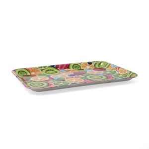 Plateau de petit déjeuner Quid Habitat Multicouleur Plastique 32 x ...