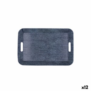 Frühstückstablett Quid Habitat Blau Kunststoff 33 x 23 x 4 cm Mit G...