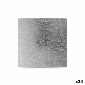 Tortenboden Algon Silberfarben 20 x 20 x 1,5 cm karriert (24 Stück)...
