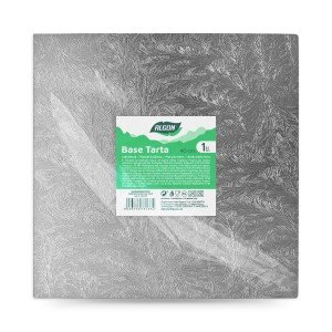 Base de gâteau Algon Argenté 40 x 40 x 1,5 cm Carré (12 Unités) |  ...