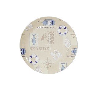 Flacher Teller Versa Seaside Polyäthylen RPET Ø 25 cm |  Geschirr, ...