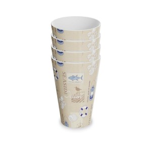 Set de Verres Versa Seaside Polyéthylène RPET 4 Pièces |  Verres et...