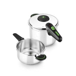 Marmites Express Monix M911005 4 L + 6 L Acier inoxydable 6 L 2 Piè...