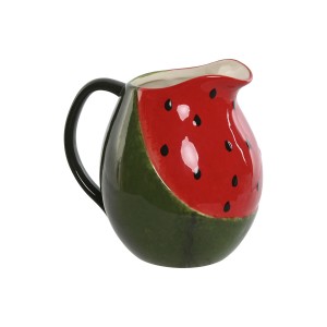 Kanne Home ESPRIT Rot grün Steingut Wassermelone Moderne |  Gläser ...