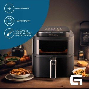 Heißluftfritteuse Grunkel Light Fryer 1400 W 6 L Schwarz |  Fritteu...