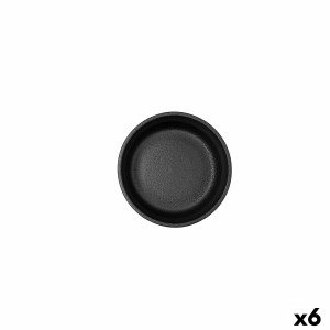 Schüssel Bidasoa Fosil Schwarz aus Keramik 11,8 x 11,8 x 5,9 cm (6 ...