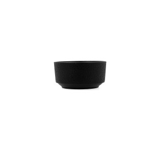 Bowl Bidasoa Fosil Black Ceramic 11,8 x 11,8 x 5,9 cm (6 Units) |  ...