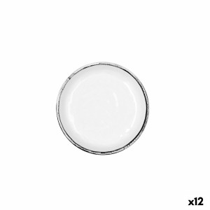 Schüssel Quid Select Filo Weiß Schwarz Kunststoff 14 x 3 cm (12 Stü...