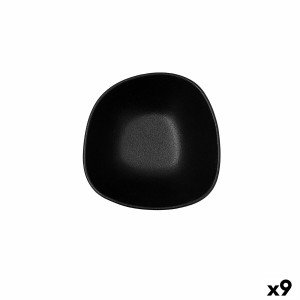 Schüssel Bidasoa Fosil Schwarz aus Keramik karriert 14 X 13,9 X 6,8...