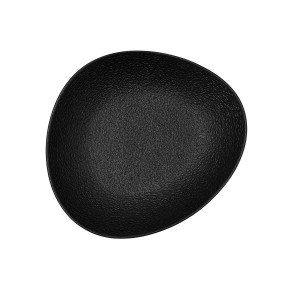 Suppenteller Bidasoa Fosil Schwarz aus Keramik Oval 22 x 19,6 x 4,5...