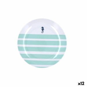 Assiette à dessert Quid Atlantic Multicouleur Bioplastique 20 cm (1...
